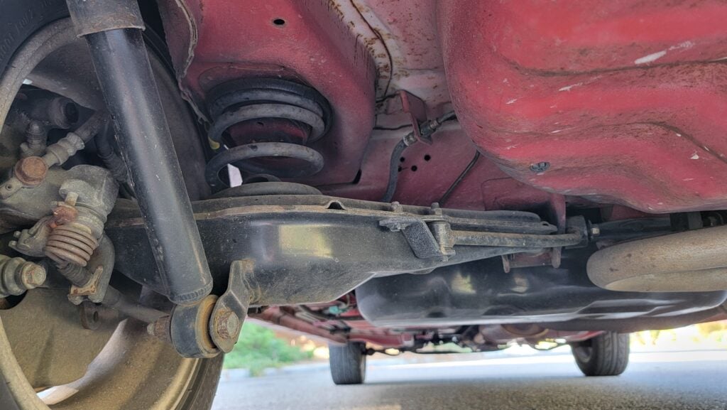 1997 Daihatsu Mira TR-XX passenger rear shock