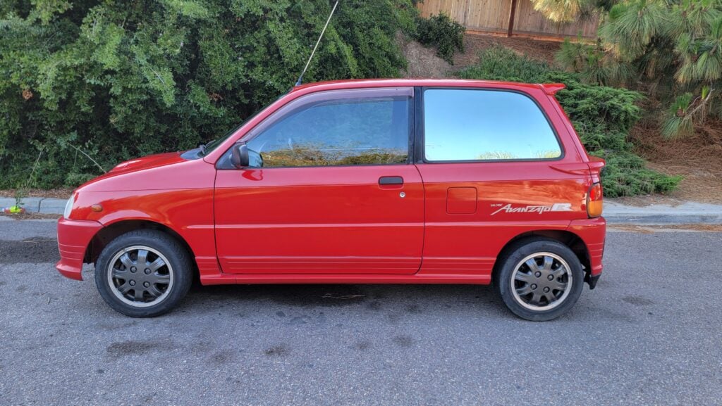 1997 Daihatsu Mira TR-XX passenger side view