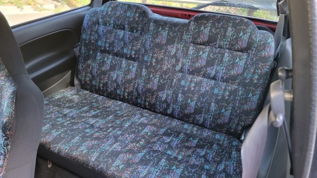 1997 Daihatsu Mira TR-XX rear seats near