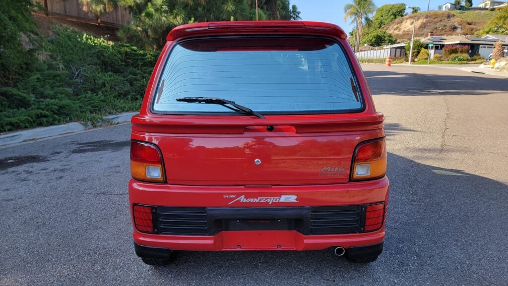 1997 Daihatsu Mira TR-XX rear view