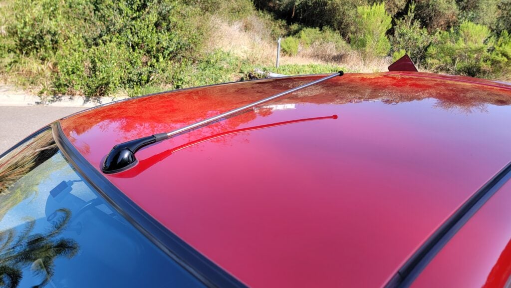 1997 Daihatsu Mira TR-XX roof antennae down