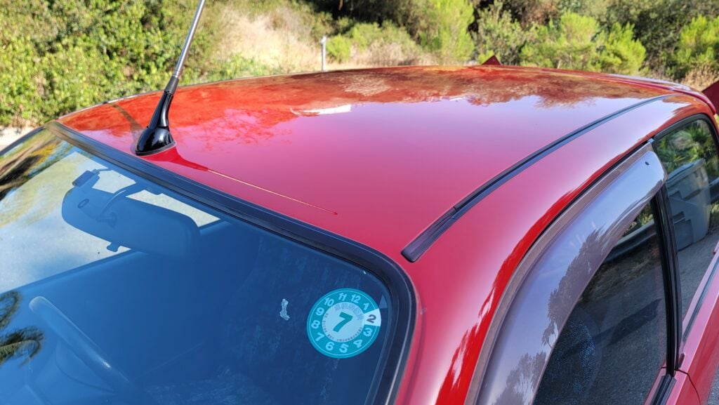 1997 Daihatsu Mira TR-XX roof view