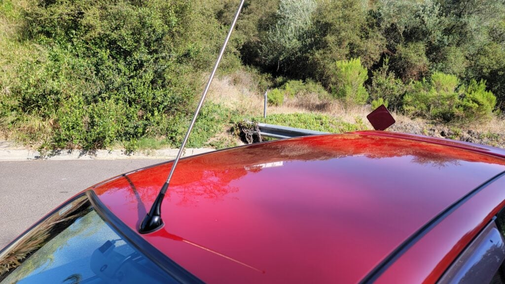 1997 Daihatsu Mira TR-XX roof antennae up