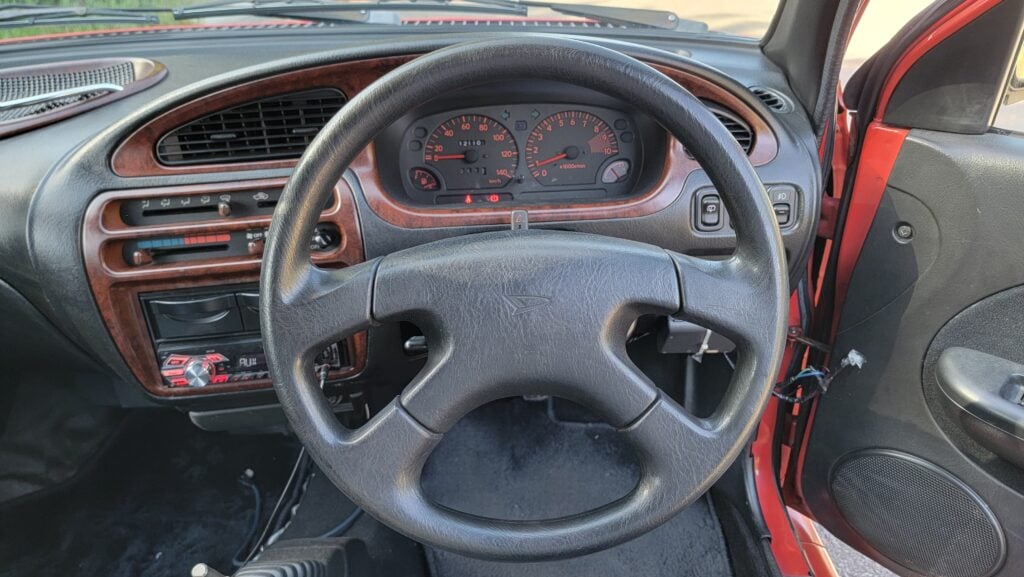 1997 Daihatsu Mira TR-XX steering wheel
