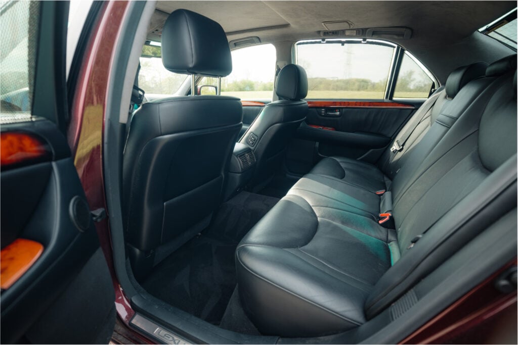 2005 Lexus LS430 Black Cherry Pearl Driver Rear Entry Wide