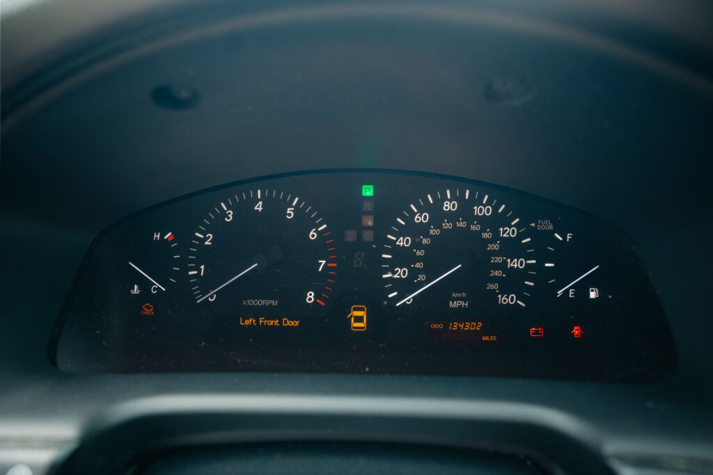 2005 Lexus LS430 Black Cherry Pearl Gauge Cluster