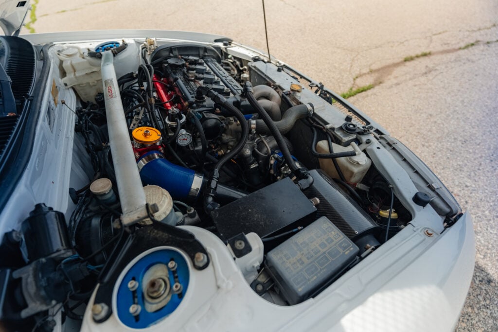 1995 Mitsubishi EVO 3 engine view from driver side