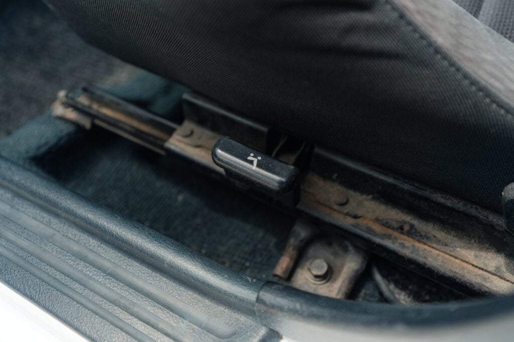 1995 Mitsubishi EVO 3 passenger front seat slider