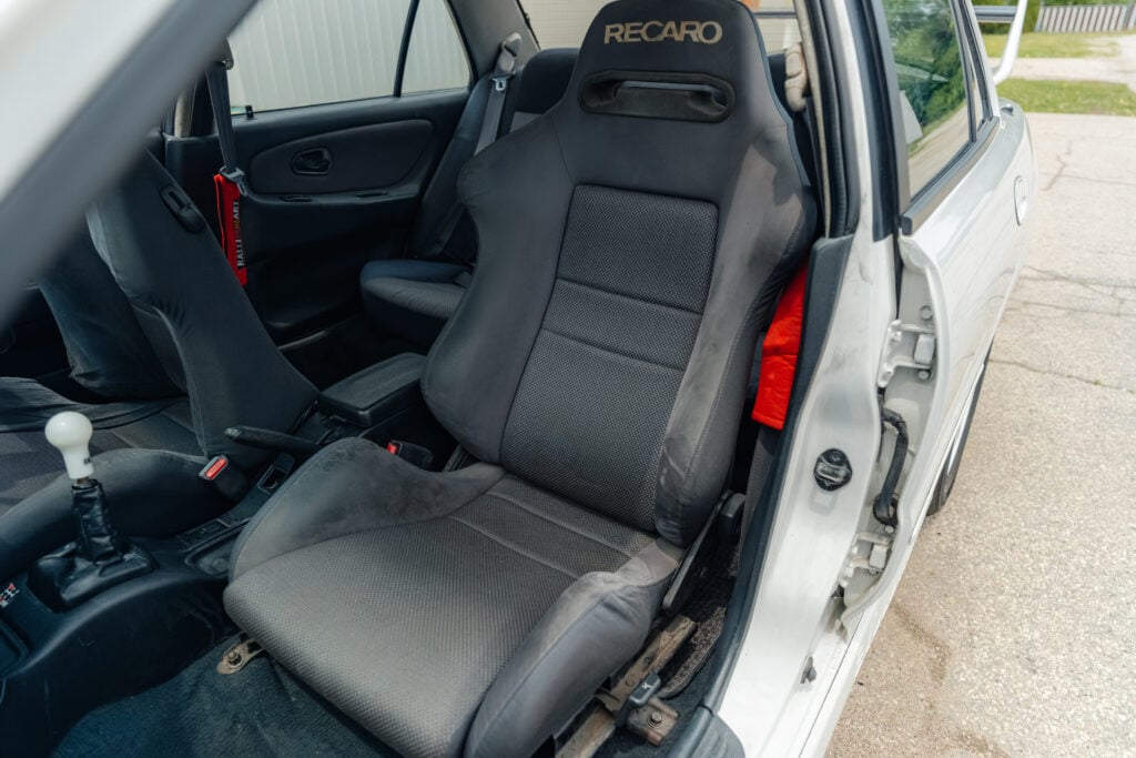 1995 Mitsubishi EVO 3 passenger front seat view