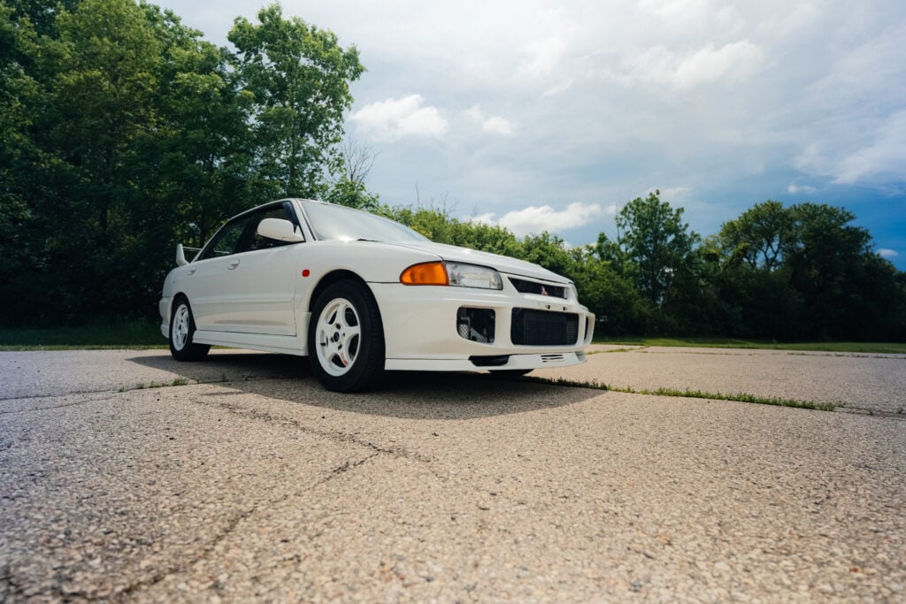 1995 Mitsubishi EVO 3 driver side front angle low