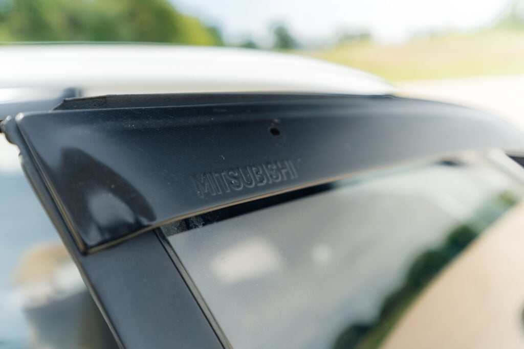 1995 Mitsubishi EVO 3 factory side window rain guards