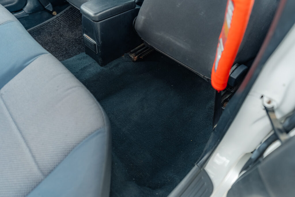 1995 Mitsubishi EVO 3 driver rear floor carpet