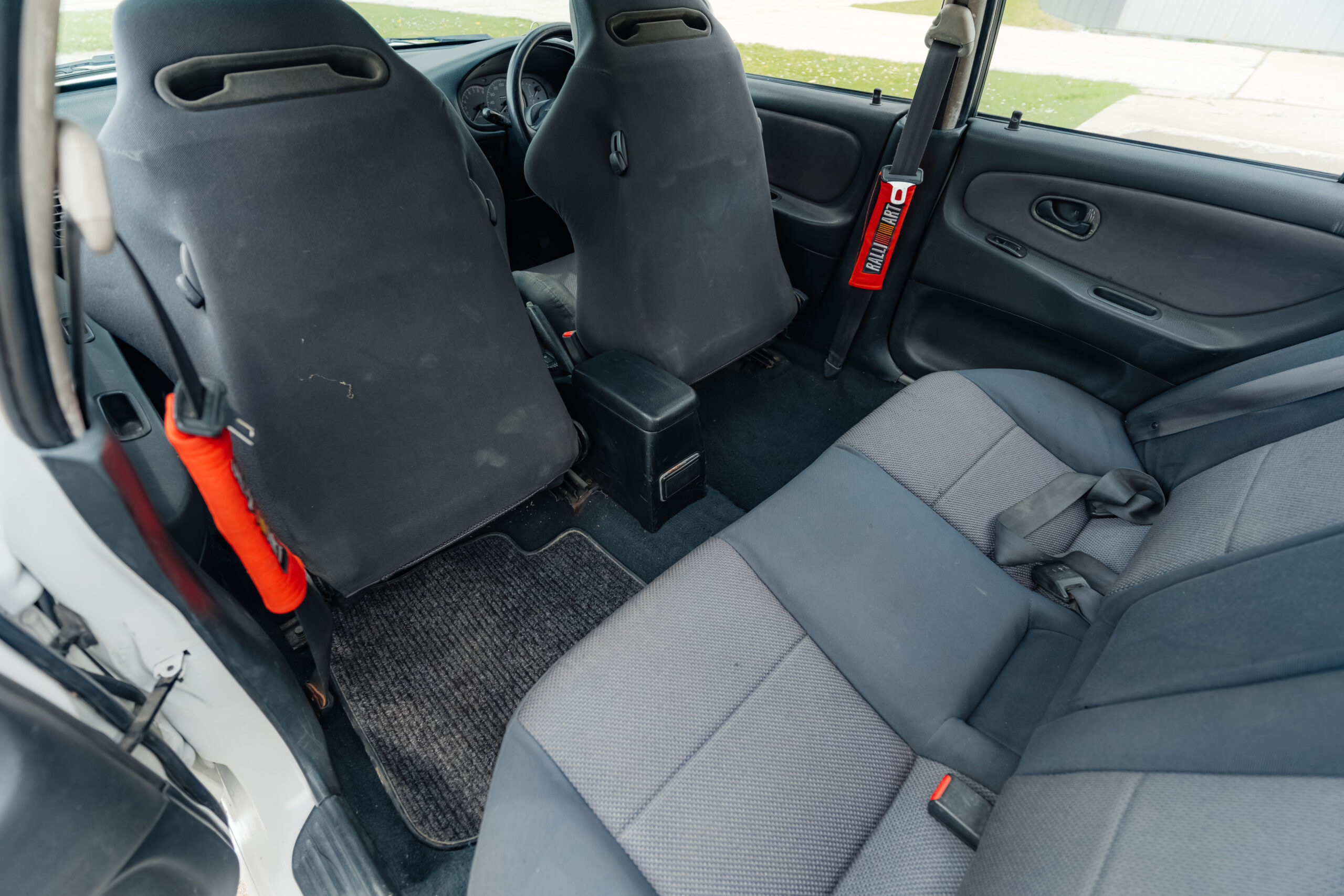 1995 Mitsubishi EVO 3 Back of Front Seat view