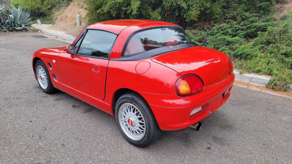1998 Cappuccino Flash Red Passenger Side rear view