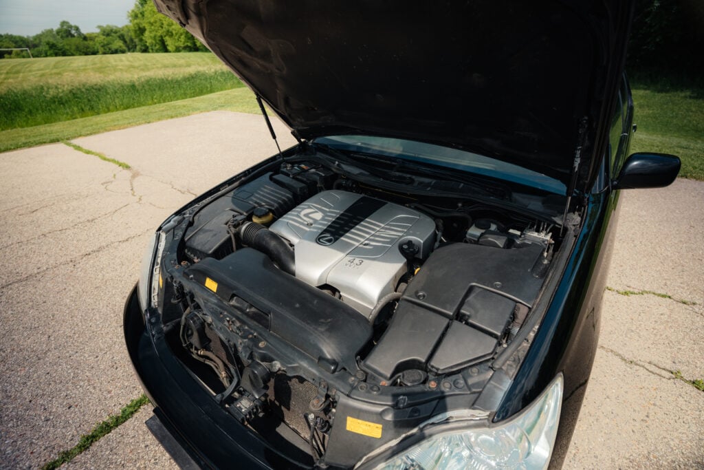 2005 Lexus LS430 Black on Black ML-C Engine Bay Near