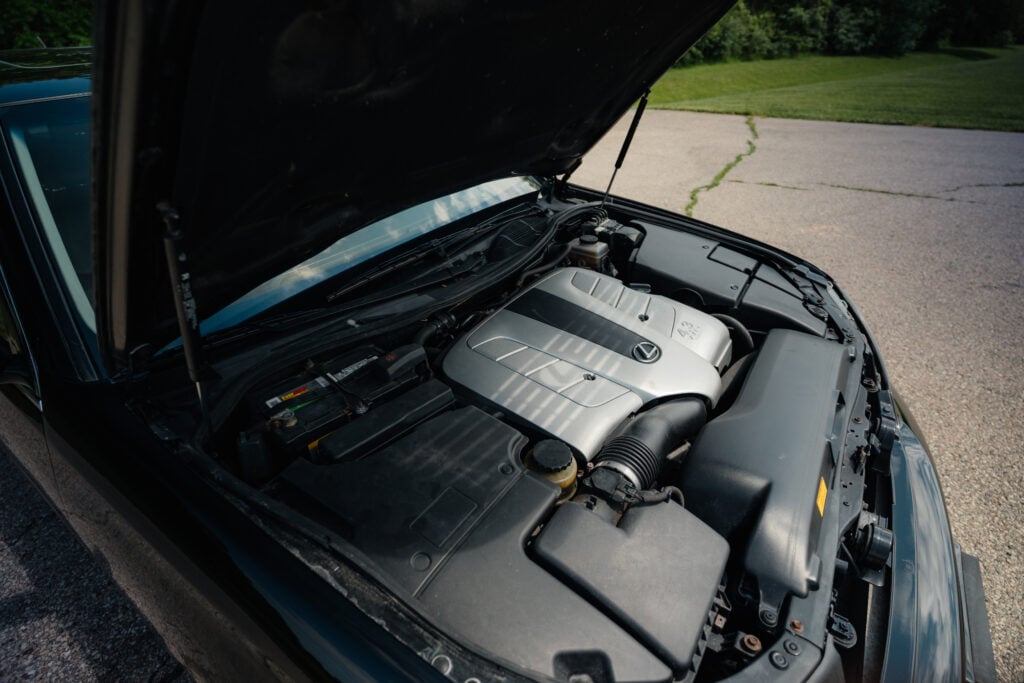 2005 Lexus LS430 Black on Black ML-C Engine Bay