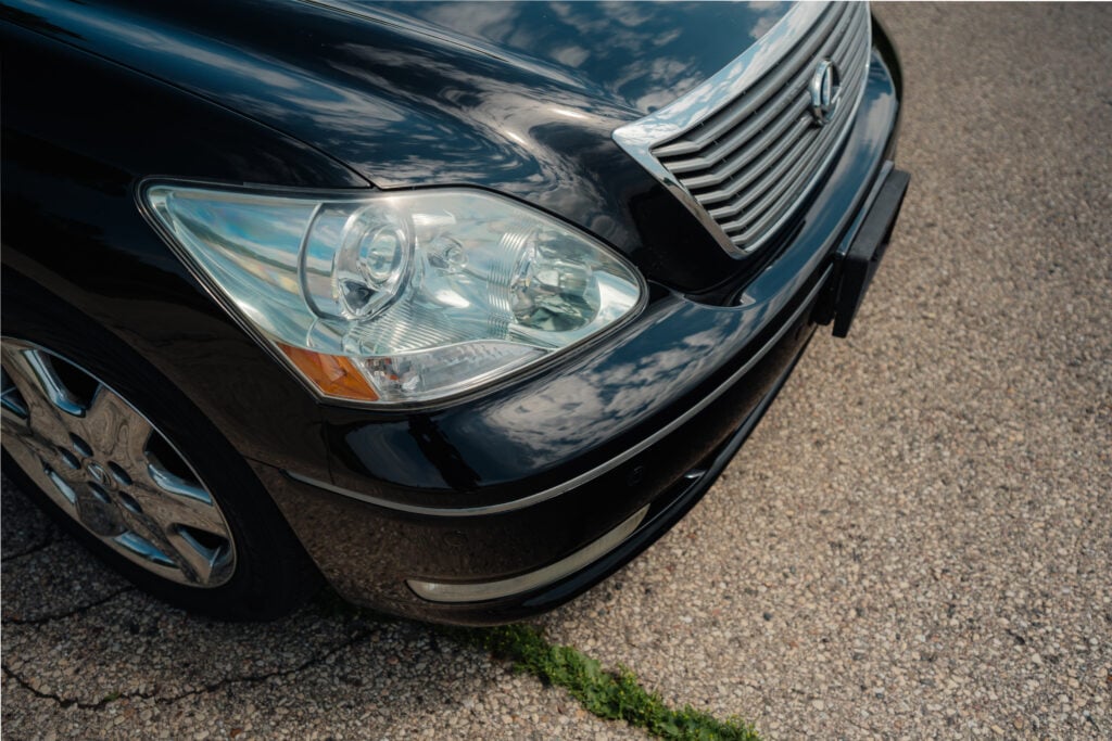 2005 Lexus LS430 Black on Black ML-C Passenger Headlight
