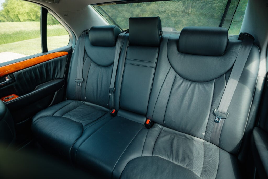 2005 Lexus LS430 Black on Black ML-C Rear Seats