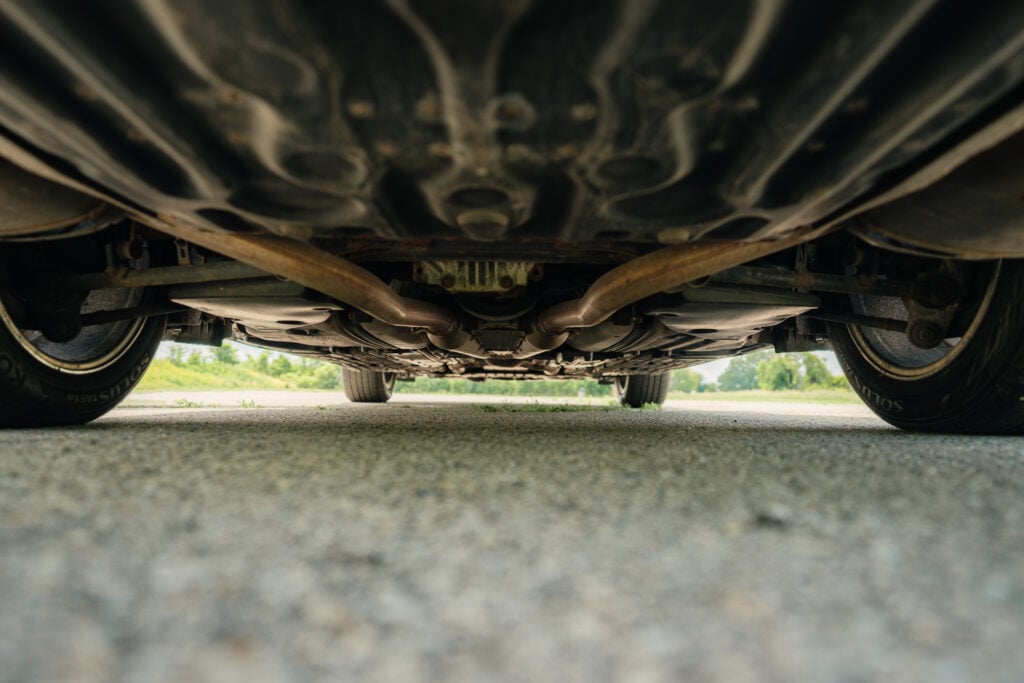 2005 Lexus LS430 Black on Black ML-C Rear Underbody