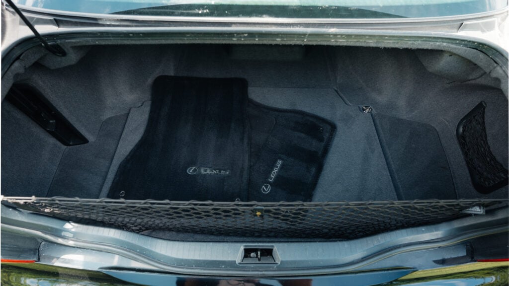 2005 Lexus LS430 Black on Black ML-C Inside Trunk