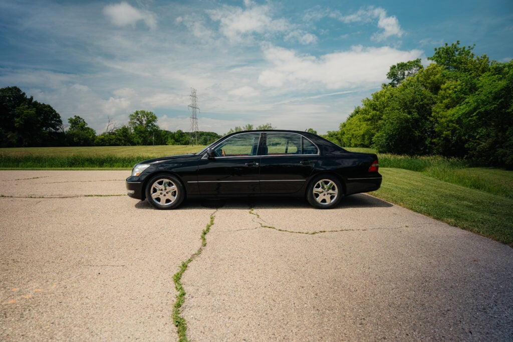 2005 Lexus LS430 Black on Black ML-C Driver Side View