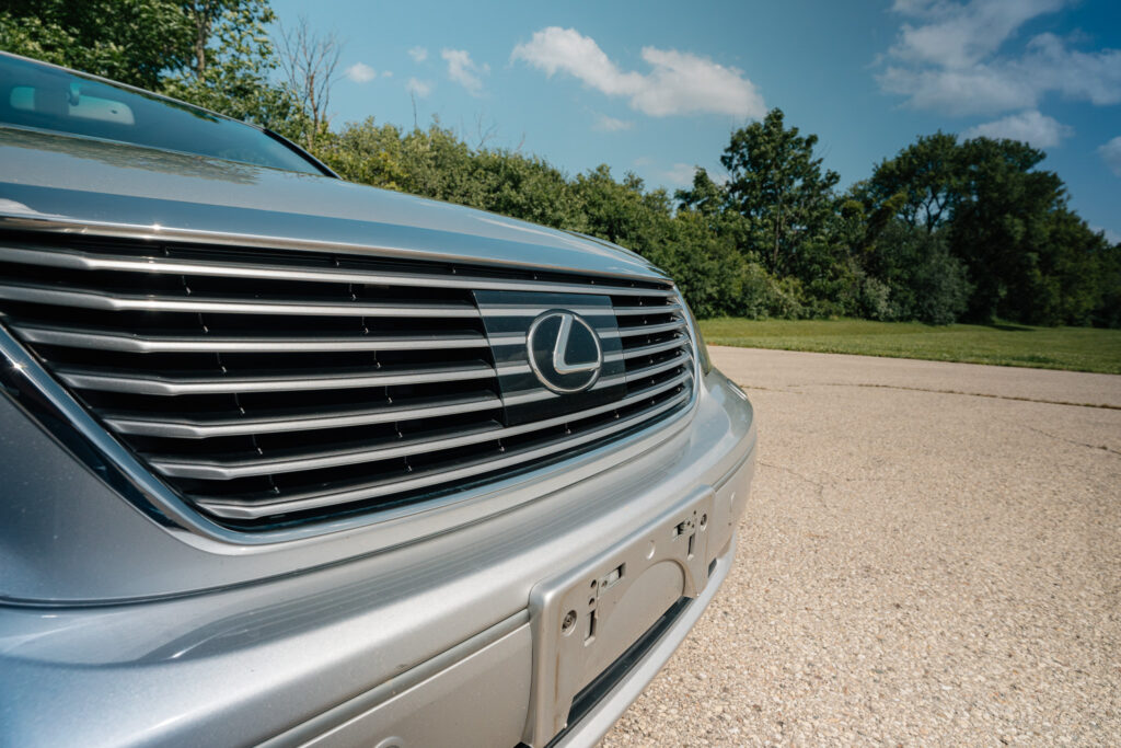 2004 Lexus LS430 CL Silver on Black PCS radar cruise grille