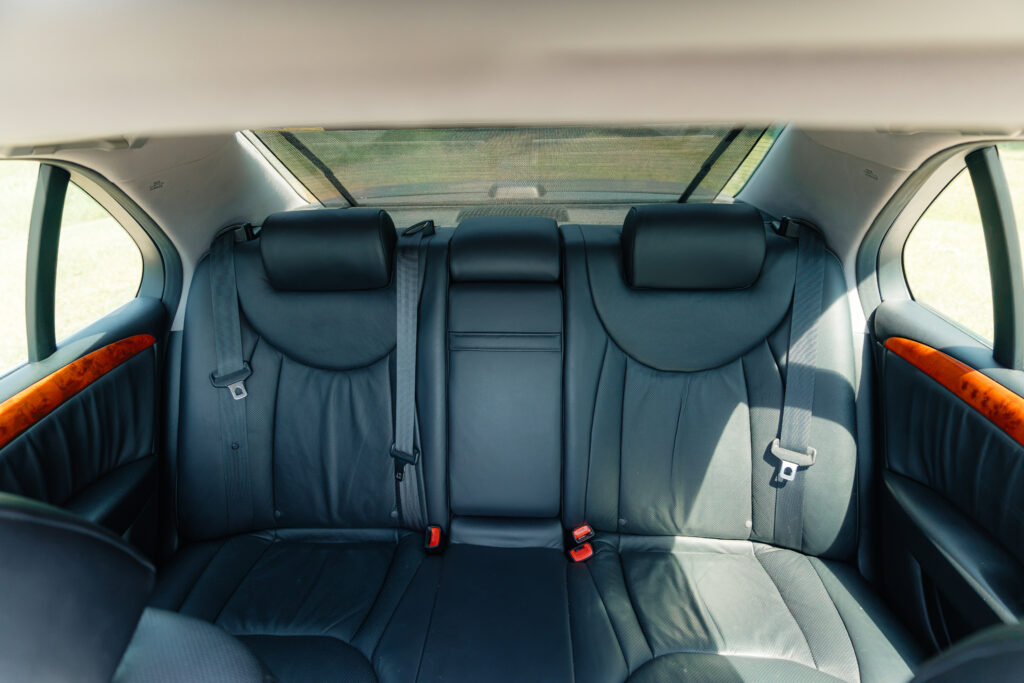 2004 Lexus LS430 Base Model Rear seat view from the front