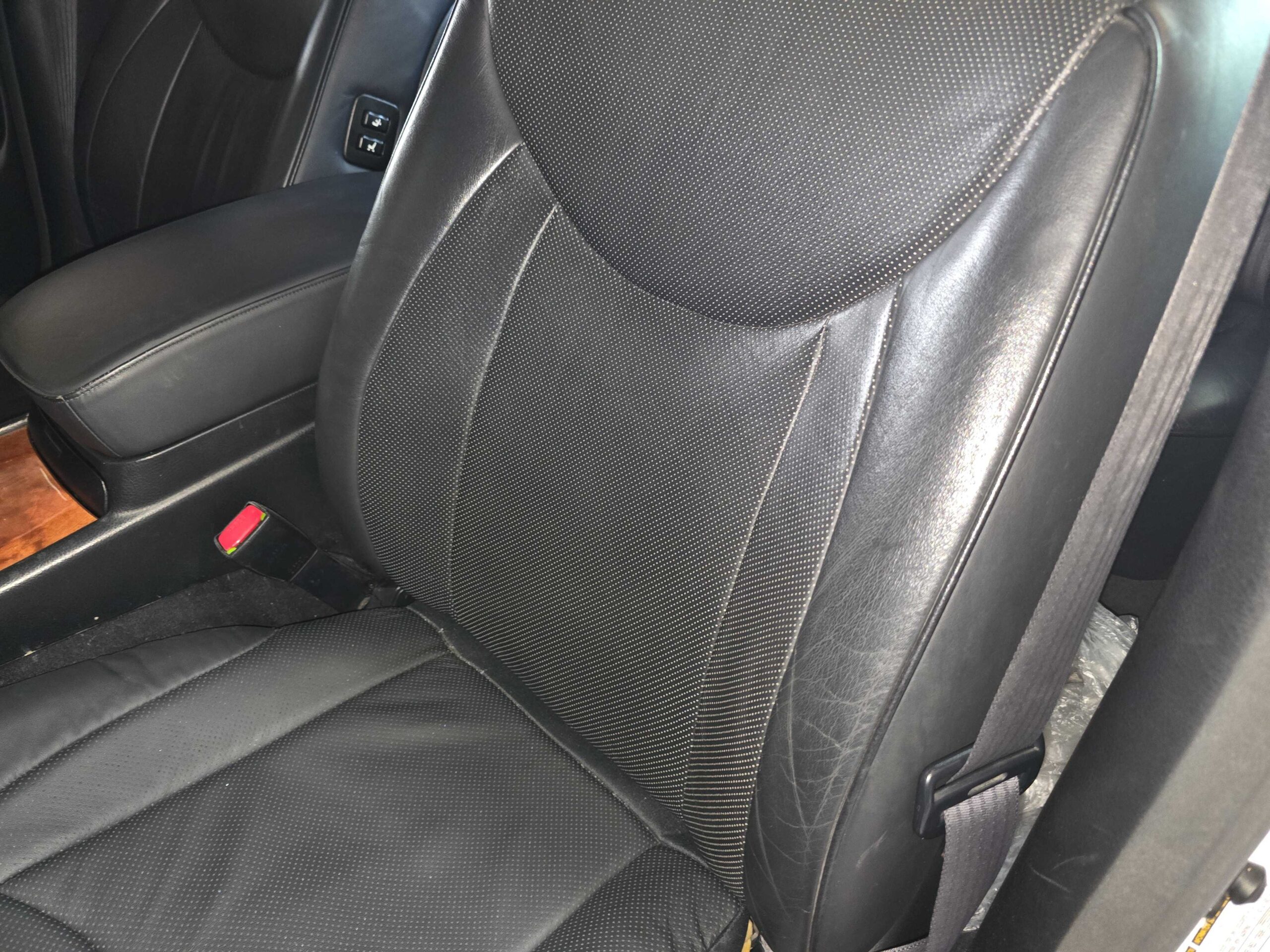 Lexus LS430 refurbished black leather driver seat