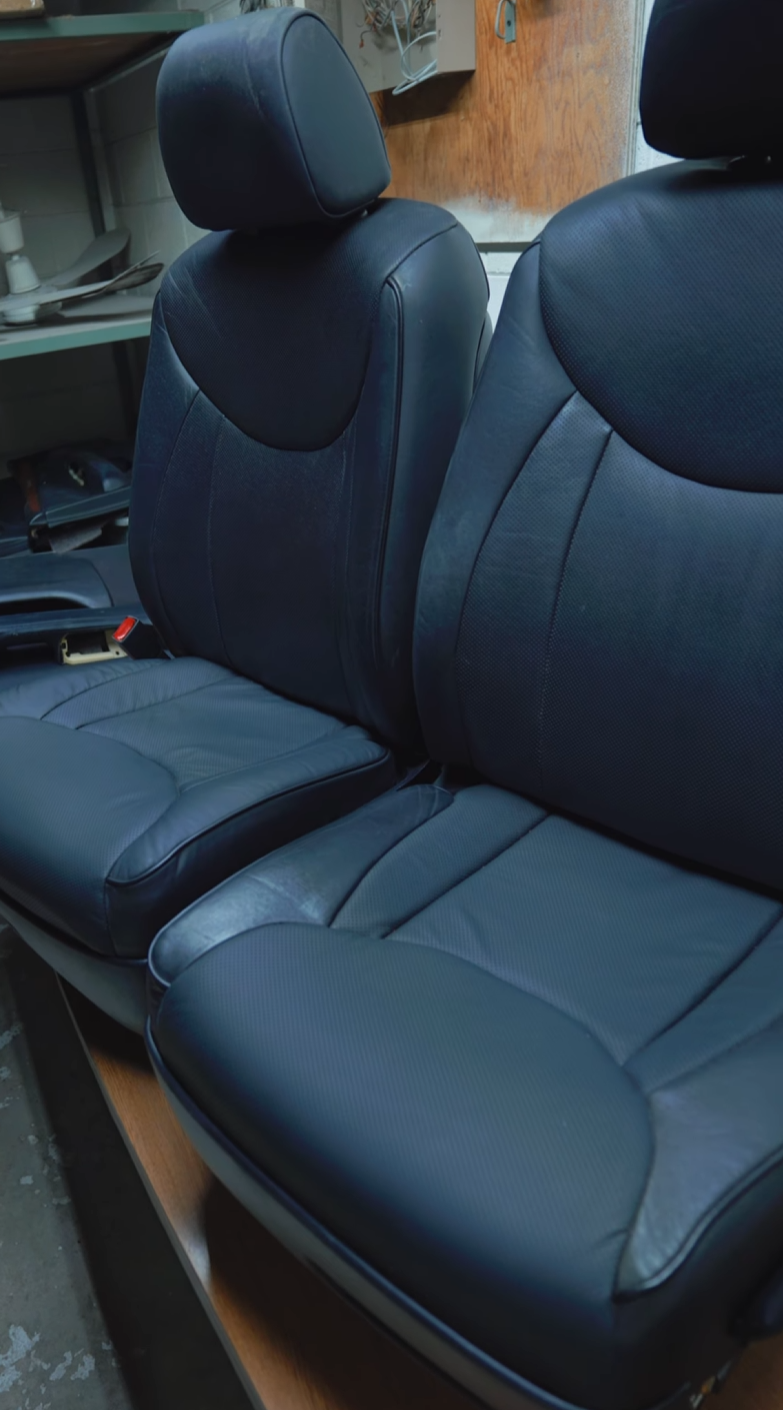 Lexus LS430 refurbished black leather driver seat