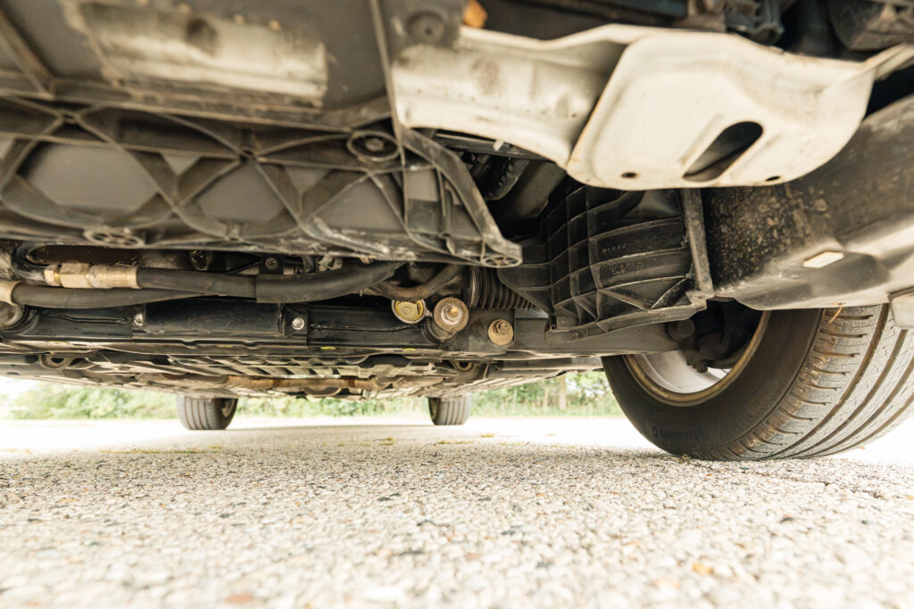 2004 Lexus LS430 White on Tan Base Model Front Subframe View Rust Free