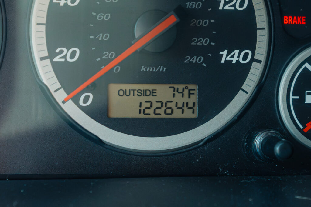 2006 Honda CR-V Manual Transmission Odometer View