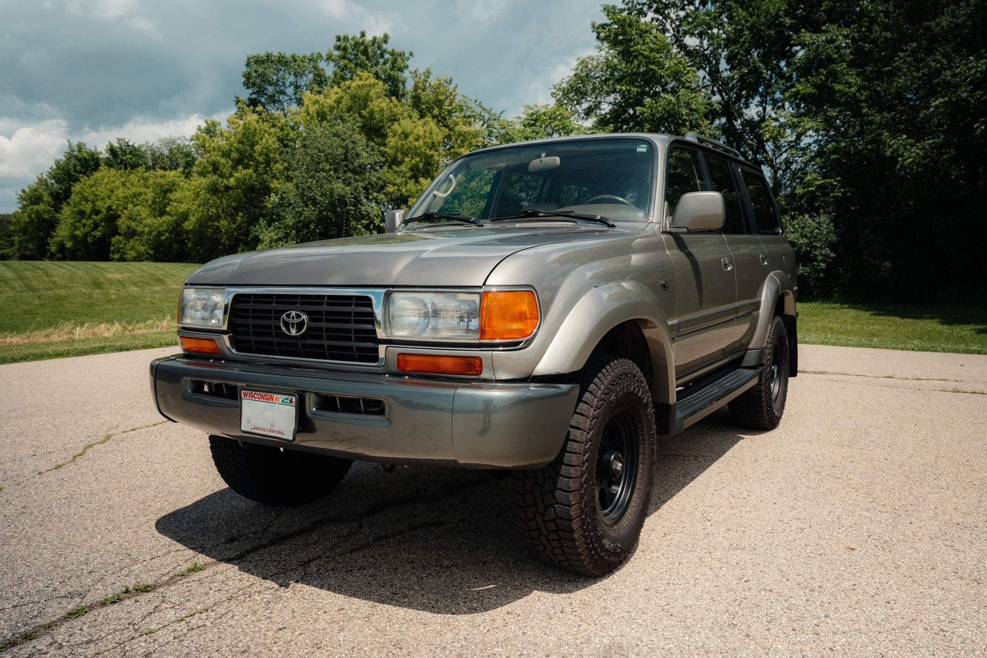 1997 Toyota Land Cruiser 40th Anniversary in Antique Sage Pearl for sale at Tanin JDM