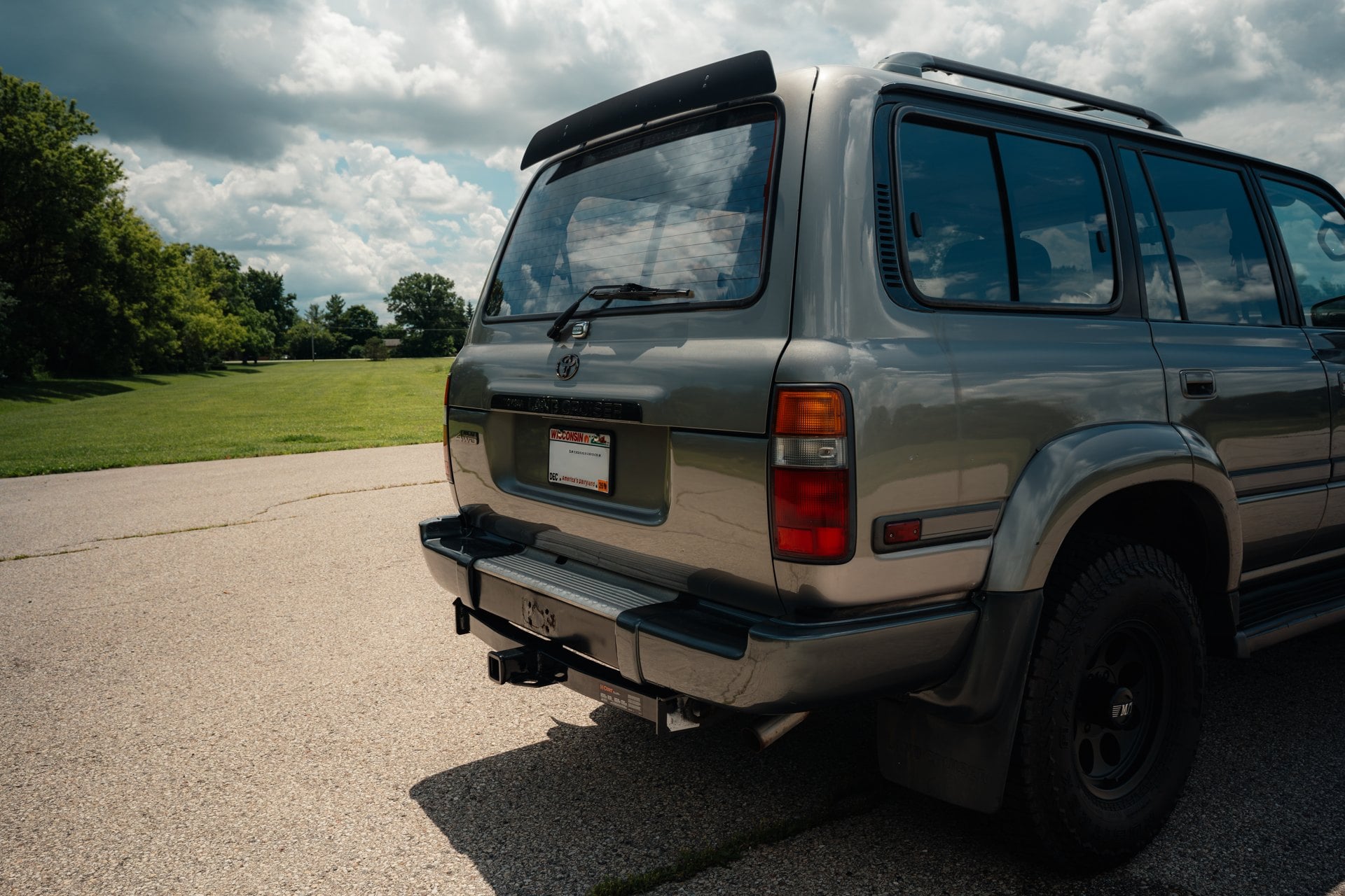 1997 Toyota Land Cruiser 40th Anniversary stock 9730, rear passenger-side view